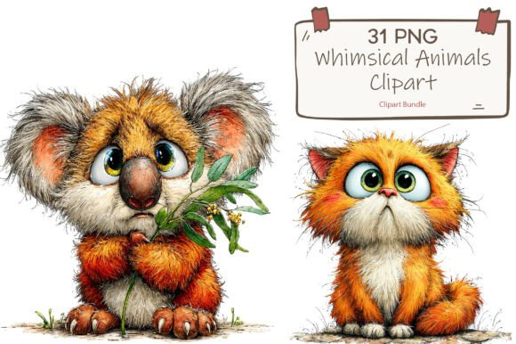 Cute Whimsical Animal Watercolor Clipart Guide