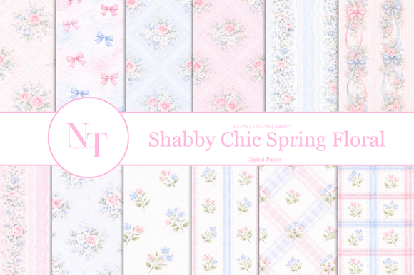 Shabby Chic Spring Floral Digital Paper: A Practical Guide for Designers and Crafters