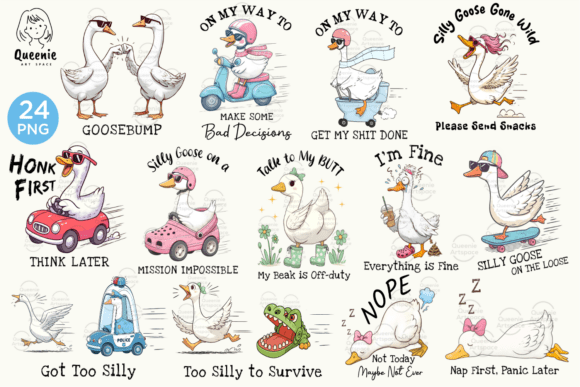 Silly Goose Png with Sarcastic Quote: Elevating Your DIY Projects with Wit and Style