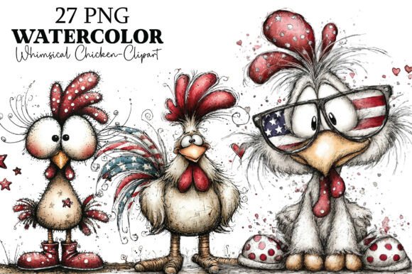 Whimsical 4th of July Chicken Clipart: A Creative Guide